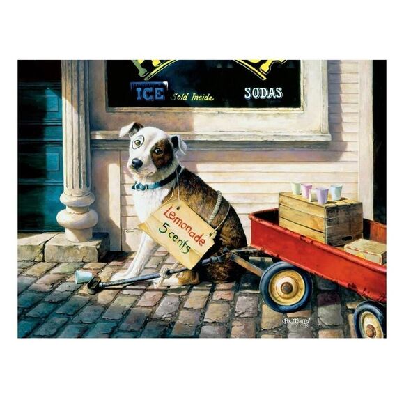 Buffalo Games Dog Days For the Love of Pete 750 pc Jigsaw Puzzle - Picture 6 of 11